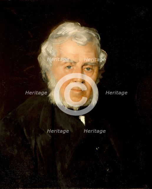 Portrait of Robert Walter Weir, c1885. Creator: Julian Alden Weir.