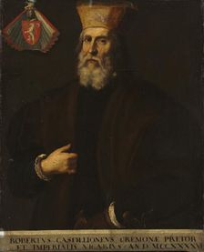 Portrait of Roberto Castiglione, early 1600s. Creator: Unknown