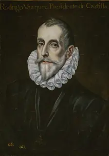 Portrait of Rodrigo Vázquez de Arce, c1590. Creator: El Greco