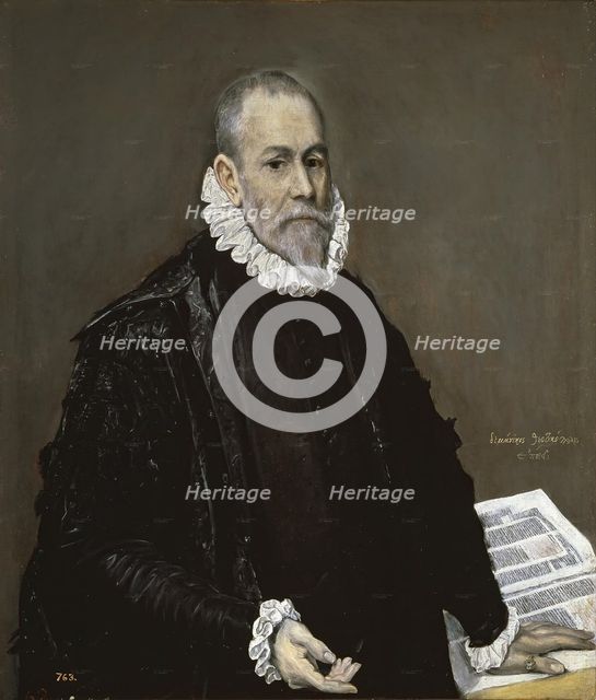 Portrait of Rodrigo de la Fuente, between 1582 and 1585. Creator: El Greco.