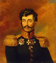Portrait of Roman I. Bagration (1778-1834), 1822. Creator: Workshop of George Dawe