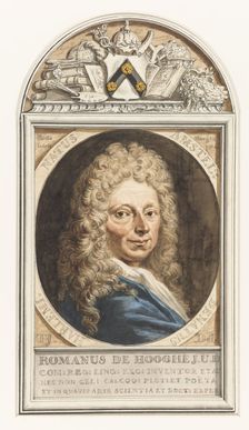 Portrait of Romeyn de Hooghe, 1712-1795. Creator: Tako Hajo Jelgersma