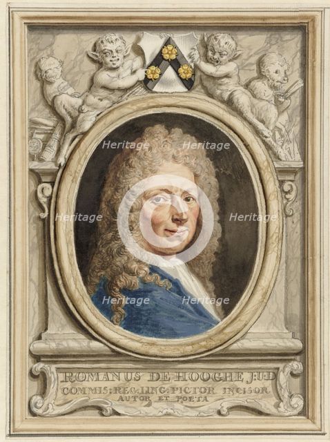 Portrait of Romeyn de Hooghe, 1730-1750. Creator: Anon.