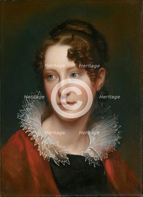 Portrait of Rosalba Peale, ca. 1820. Creator: Rembrandt Peale.
