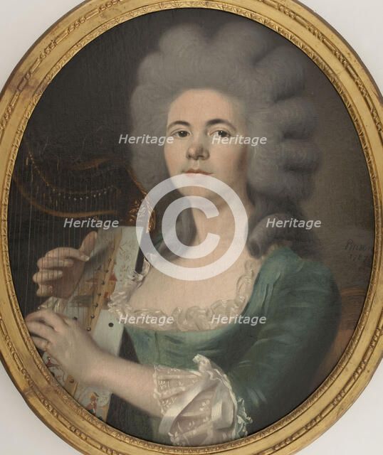 Portrait of Rosalie Dugazon (1755-1821), 1787. Creator: Anonymous.