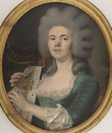 Portrait of Rosalie Dugazon (1755-1821), 1787. Creator: Anonymous