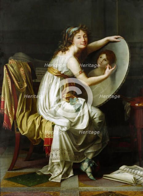 Portrait of Rose Adélaïde Ducreux, c. 1800. Creator: David, Jacques Louis (1748-1825).