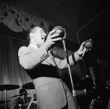 Portrait of Ray McKinley and Paul Kashian, Hotel Commodore, Century Room, N.Y., ca. Jan. 1947. Creator: William Paul Gottlieb