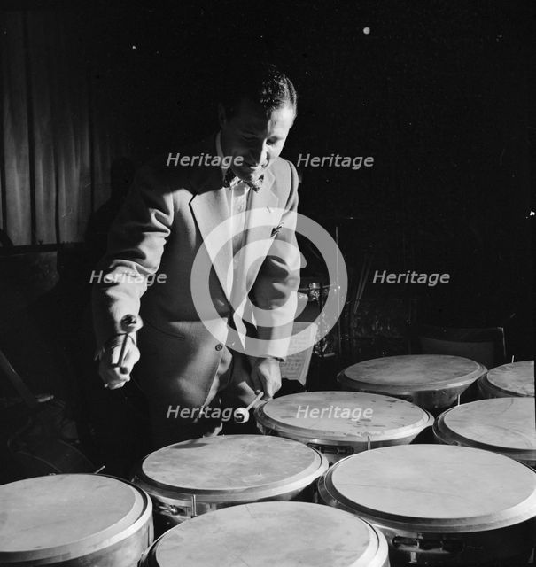 Portrait of Ray McKinley, Hotel Commodore, Century Room, New York, N.Y., ca. Jan. 1947. Creator: William Paul Gottlieb.