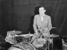 Portrait of Ray McKinley, Hotel Commodore, New York, N.Y., ca. Apr. 1946. Creator: William Paul Gottlieb