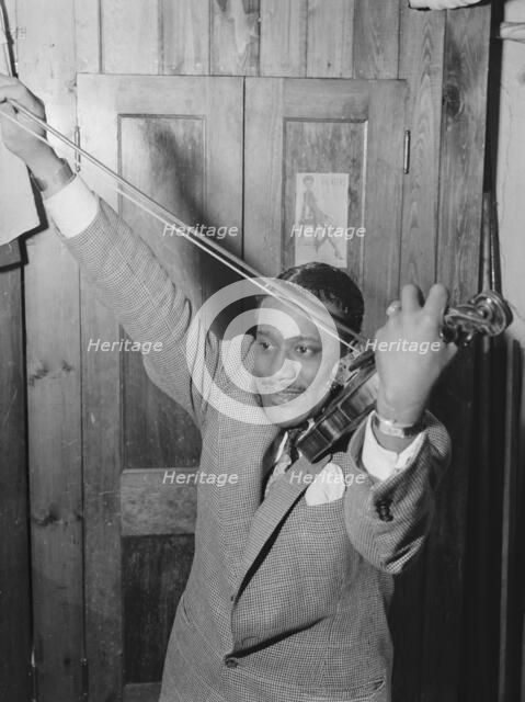 Portrait of Ray Nance, 1938. Creator: William Paul Gottlieb.