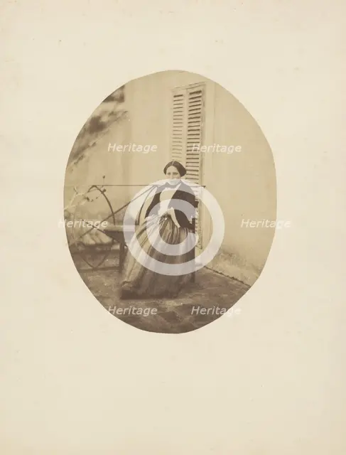 Portrait of Rachel Félix, 1853. Creator: Charles Nègre.
