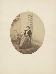 Portrait of Rachel Félix, 1853. Creator: Charles Nègre