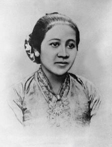 Portrait of Raden Adjeng Kartini (1879-1904), c. 1890. Creator: Anonymous