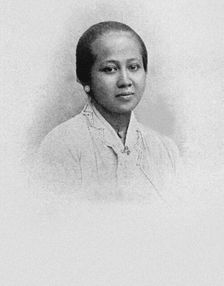 Portrait of Raden Adjeng Kartini (1879-1904), c. 1900. Creator: Anonymous