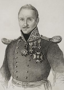Portrait of Rafael Arístegui y Vélez (1794-1863), 2nd Count of Mirasol, 1845. Creator: Jose Gomez