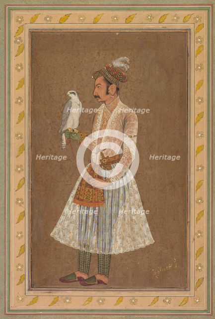 Portrait of Raja Jagat Singh of Nurpur (reigned 1618-46), probably 1619. Creator: Bichitr (Indian, active c. 1615-50), attributed to.