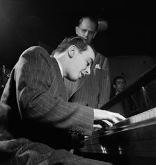Portrait of Ralph Burns, Bill Harris, and Dave Tough, Three Deuces, New York, N.Y., ca. Apr. 1947. Creator: William Paul Gottlieb