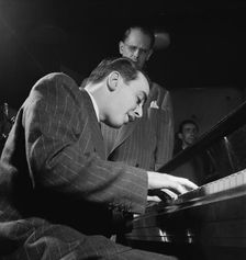 Portrait of Ralph Burns, Bill Harris, and Dave Tough, Three Deuces, New York, N.Y., ca. Apr. 1947. Creator: William Paul Gottlieb