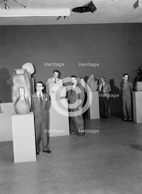 Portrait of Ralph Burns, Neal Hefti, George Handy, Edwin A...Museum of Modern Art, N.Y., 1947. Creator: William Paul Gottlieb.