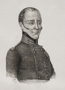 Portrait of Ramón de Meer y Kindelán (1787-1869), 1st Baron de Meer and 1st Count of Gra, 1845. Creator: Jose Gomez