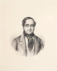 Portrait of Ramón de Mesonero Romanos (1803-1882), 1842. Creator: Rosario Weiss Zorrilla, Maria del (1814-1843)