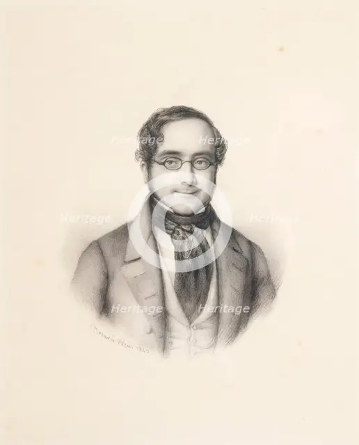Portrait of Ramón de Mesonero Romanos (1803-1882), 1842. Creator: Rosario Weiss Zorrilla, Maria del (1814-1843).