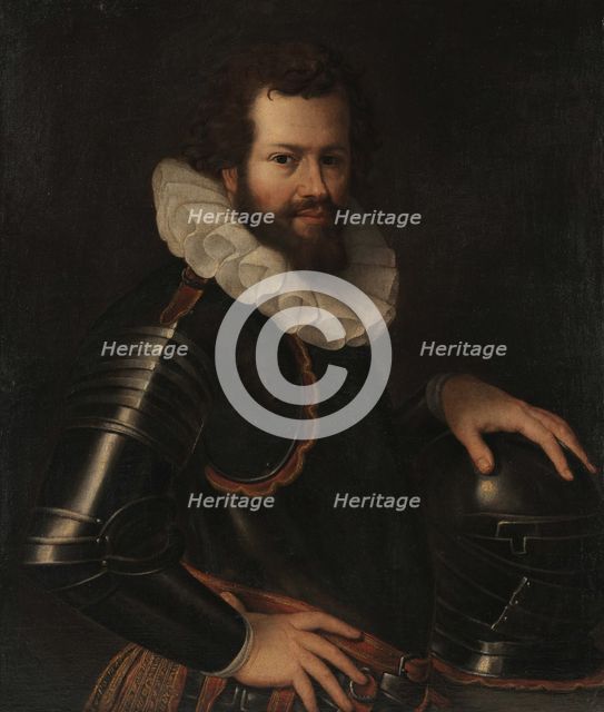 Portrait of Ranuccio I Farnese (1569-1622), Duke of Parma, Piacenza and Castro, Early 17th century. Creator: Aretusi, Cesare (1549-1612).