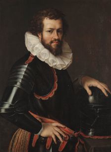 Portrait of Ranuccio I Farnese (1569-1622), Duke of Parma, Piacenza and Castro, 2nd half of 16th cen Creator: Carracci, Agostino (1557-1602)