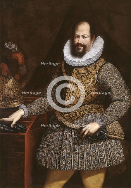 Portrait of Ranuccio I Farnese (1569-1622), Duke of Parma, Piacenza and Castro, 1622-1627. Creator: Anonymous.