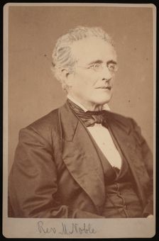 Portrait of Rev. Mason Noble (1809-1881), Between 1876 and 1880. Creator: Samuel Montague Fassett
