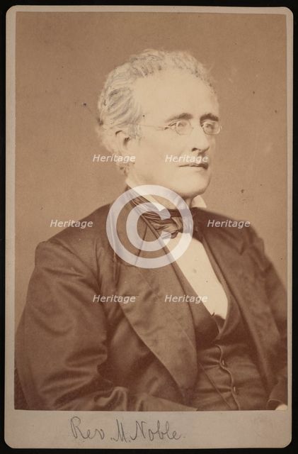Portrait of Rev. Mason Noble (1809-1881), Between 1876 and 1880. Creator: Samuel Montague Fassett.