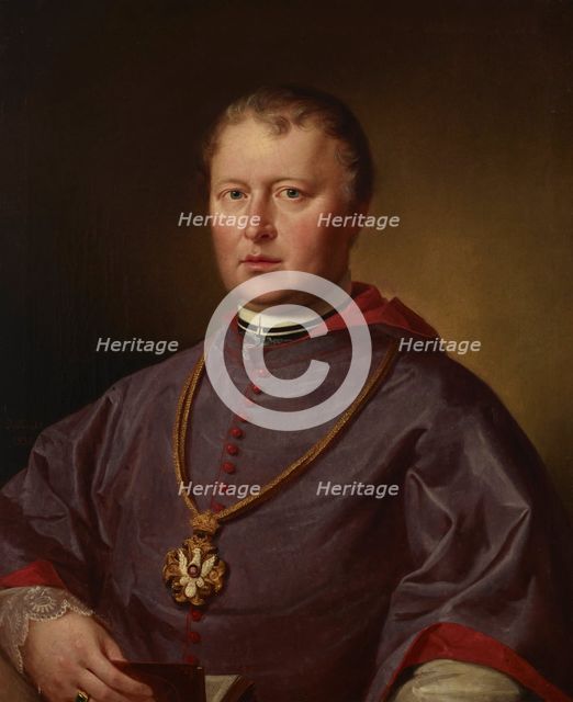 Portrait of Rev. Jan Szafranski, 1838. Creator: Martin Jablonski.