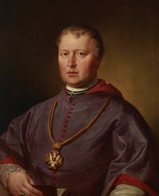 Portrait of Rev. Jan Szafranski, 1838. Creator: Martin Jablonski