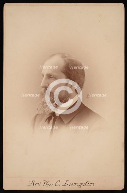 Portrait of Rev. William Chauncy Langdon (1831-1895), Circa 1881. Creator: Pach Bros.