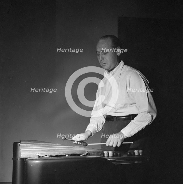 Portrait of Red Norvo, New York, N.Y.(?), ca. Feb. 1947. Creator: William Paul Gottlieb.