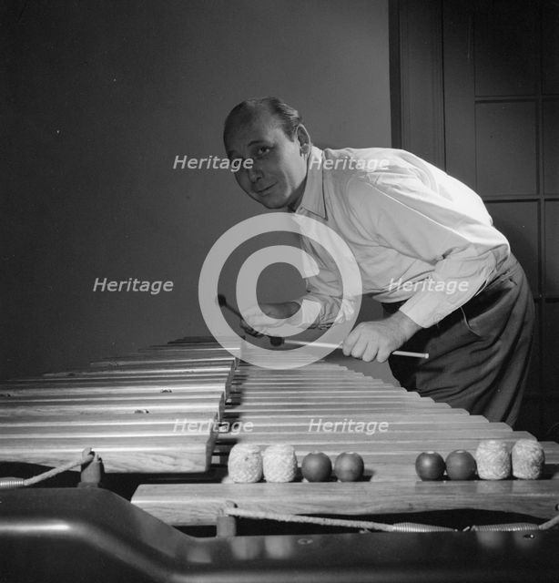 Portrait of Red Norvo, New York, N.Y.(?), ca. Feb. 1947. Creator: William Paul Gottlieb.