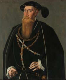 Portrait of Reinoud III of Brederode, c.1545. Creator: Jan van Scorel