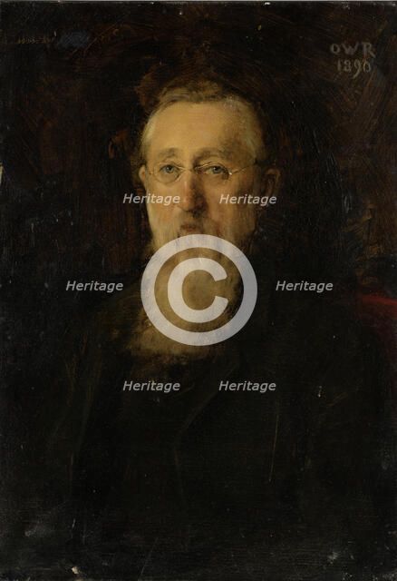 Portrait of Reinhard Roederstein (father of the painter), 1889-1890. Creator: Ottilie Wilhelmine Roederstein.