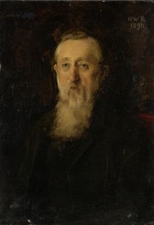 Portrait of Reinhard Roederstein (father of the painter), 1889-1890. Creator: Ottilie Wilhelmine Roederstein