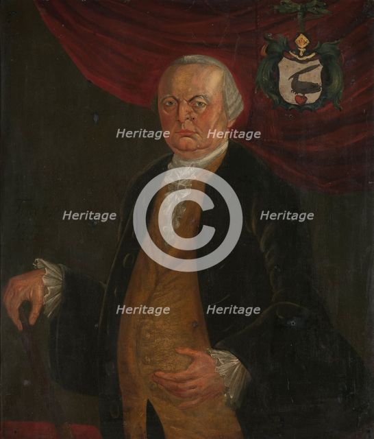 Portrait of Reinier de Klerk, Governor-General of the Dutch East India Company, 1777. Creator: Franciscus Josephus Fricot.