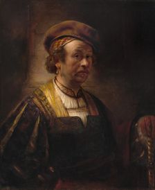 Portrait of Rembrandt, 1650. Creator: Workshop of Rembrandt