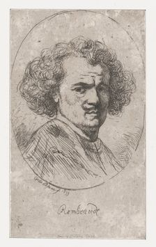 Portrait of Rembrandt, 1859. Creator: Charles Blanc
