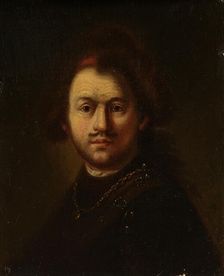 Portrait of Rembrandt Harmensz. van Rijn, 1640-1800. Creator: Follower of Rembrandt