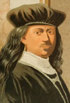 Portrait of Rembrandt, (Rembrandt Harmensz van Rijn), (1606-1669), Dutch painter..., 1886. Creator: Unknown