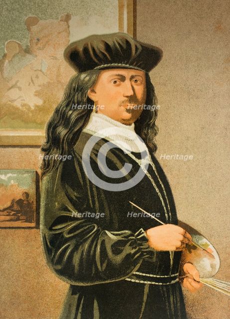 Portrait of Rembrandt, (Rembrandt Harmensz van Rijn), (1606-1669), Dutch painter..., 1886. Creator: Unknown.