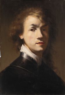 Portrait of Rembrandt with Gorget, 1629-1729. Creator: Workshop of Rembrandt
