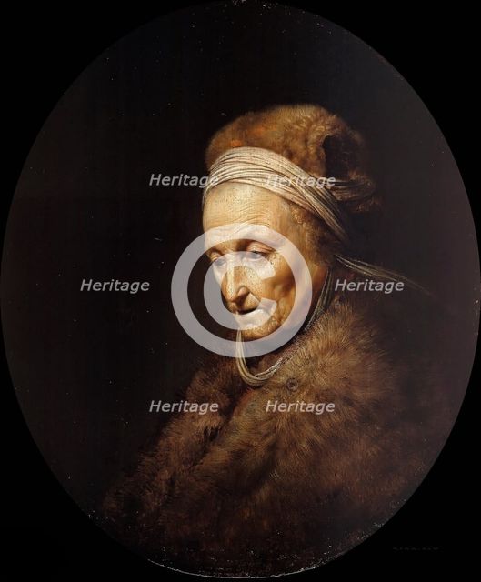 Portrait of Rembrandt's Mother. Artist: Dou, Gerard (Gerrit) (1613-1675)