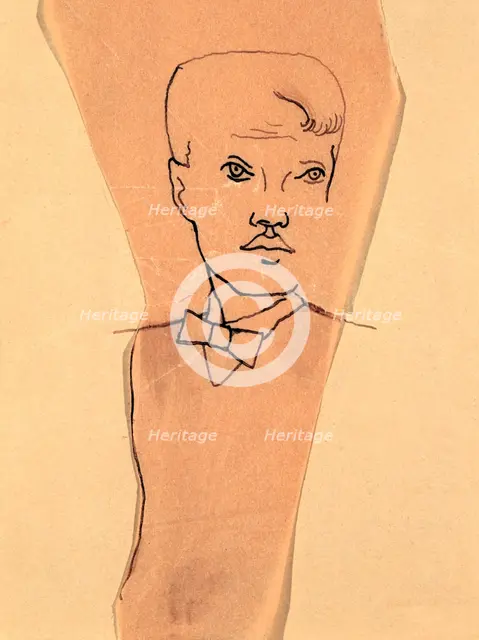 'Portrait of Rene Crevel', 1900-1935. Artist: Christian Berard