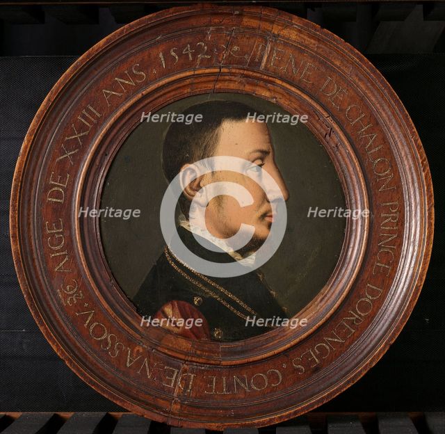 Portrait of René de Chalon (c.1519-1544), Prince of Orange, after 1542. Creator: Unknown.